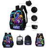 Cute Roblox Rainbow Friends Cartoon Backpack With 20-35l Capacity
