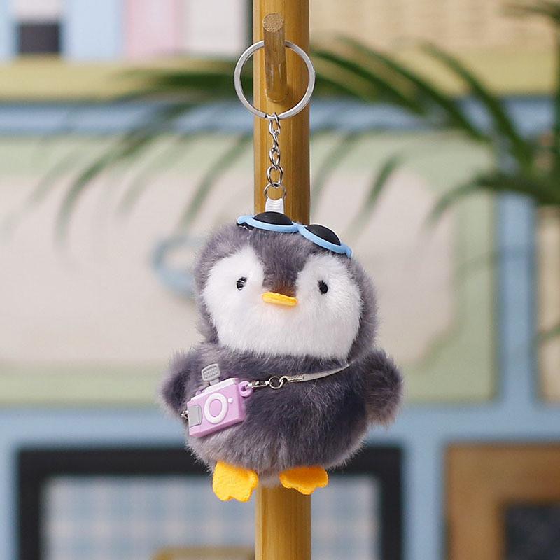 Penguin Plush Toy With Camera Design For Kids And Collectors