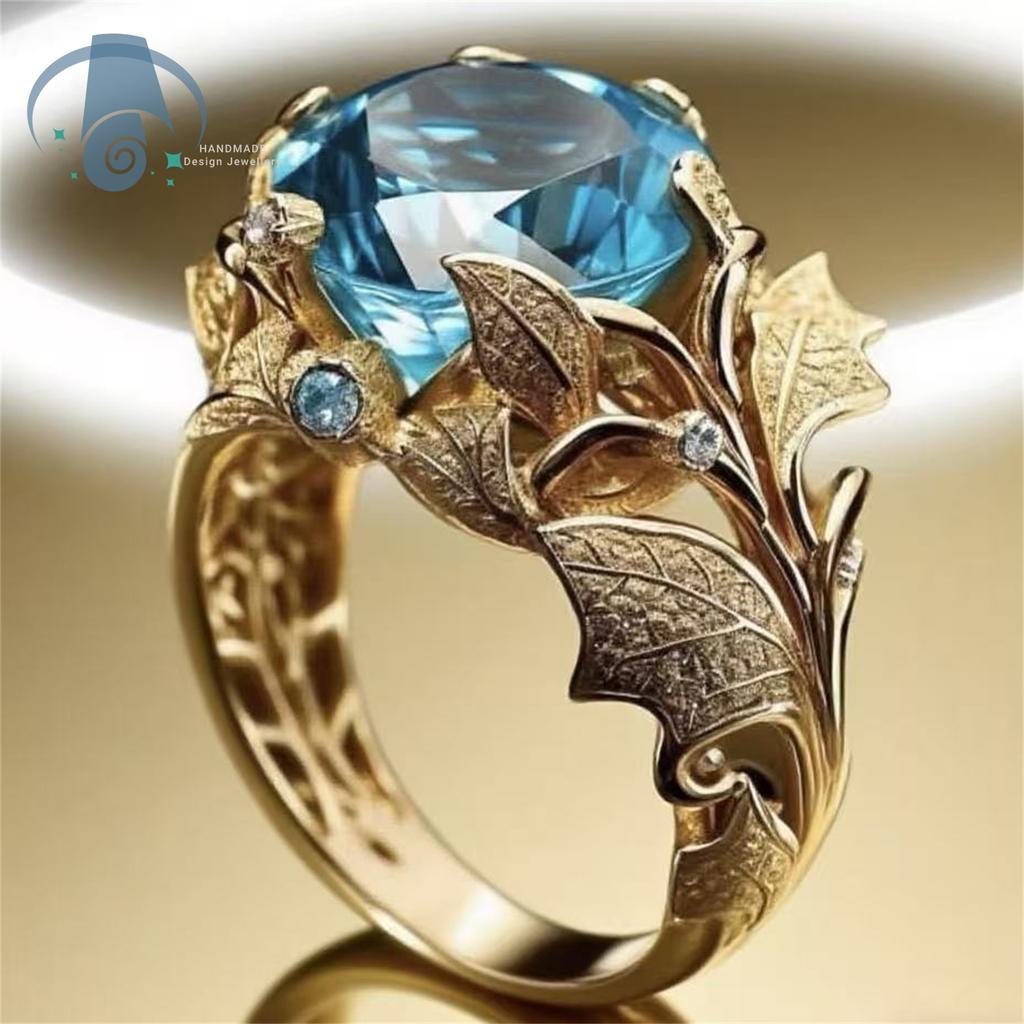 Women Fashion Wave Open Ring Adjustable Cubic Zirconia Rhinestone Party Jewelry Creative Unique Handmade Gift Idea For Her Daily