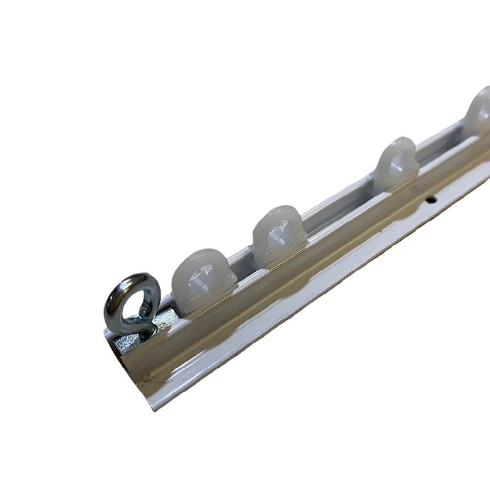 50PCS Curtain Track Gliders Runners Eyes Hooks for Micro Gliss Campervan/Caravan Track 10X6mm Slim Camper Accessories