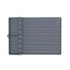 Barbecue Oven Silicone Side Frame Pad, Baking Tray Protection Pad, Draining Pad, Black Stone Silicone Barbecue Oven Draining Pad
