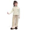 Girls' Warm Lambswool Wide-Leg Winter Pants