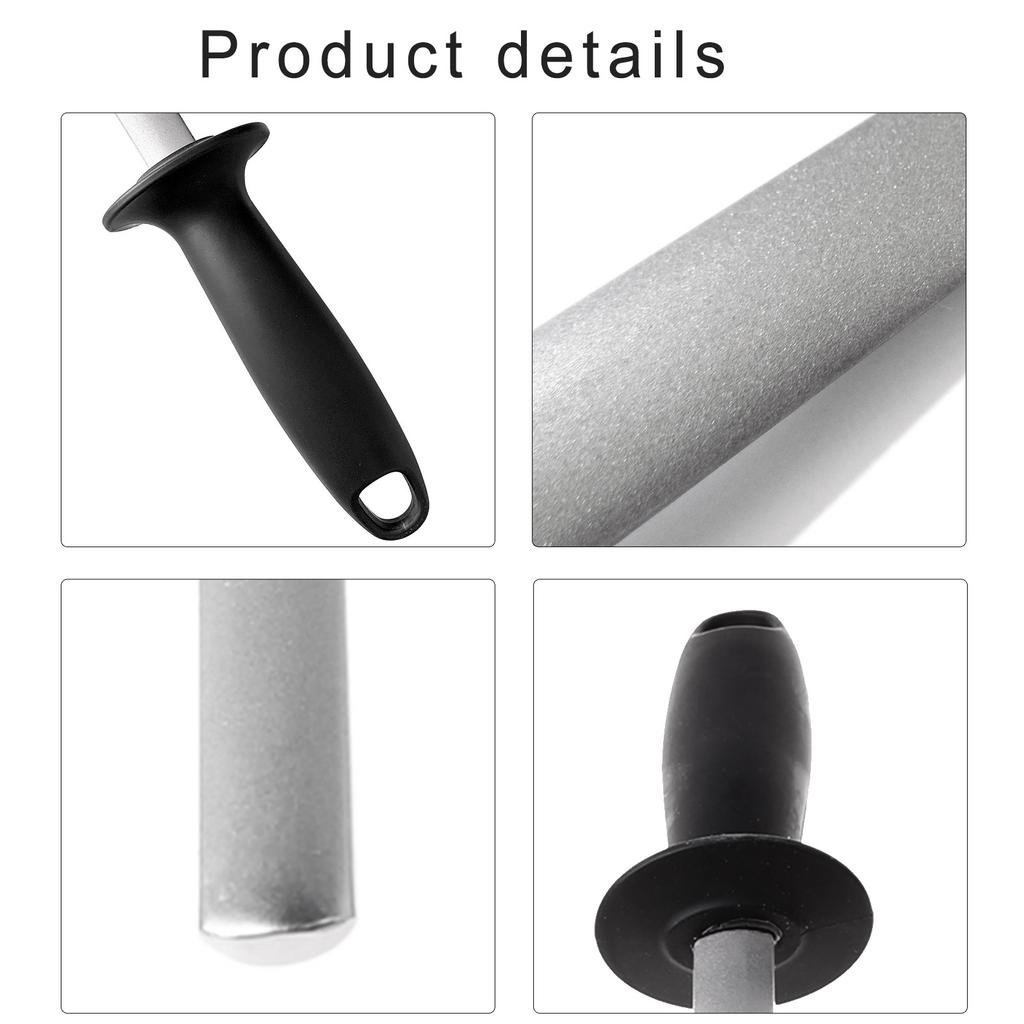 Diamond Steel Stick Rod Cutter Sharpener Honing Steel Cutter Sharpening Rod Sharpening Stone For Kitchen Accessories