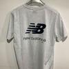 New Balance Big Logo Short Sleeve Tee Nbnef21423 Light Gray