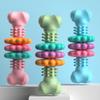 Durable TPR Dog Bone Teething Toy for Aggressive Chewers Interactive Puppy Teething Relief Toy Long Lasting Gnawing Resistance
