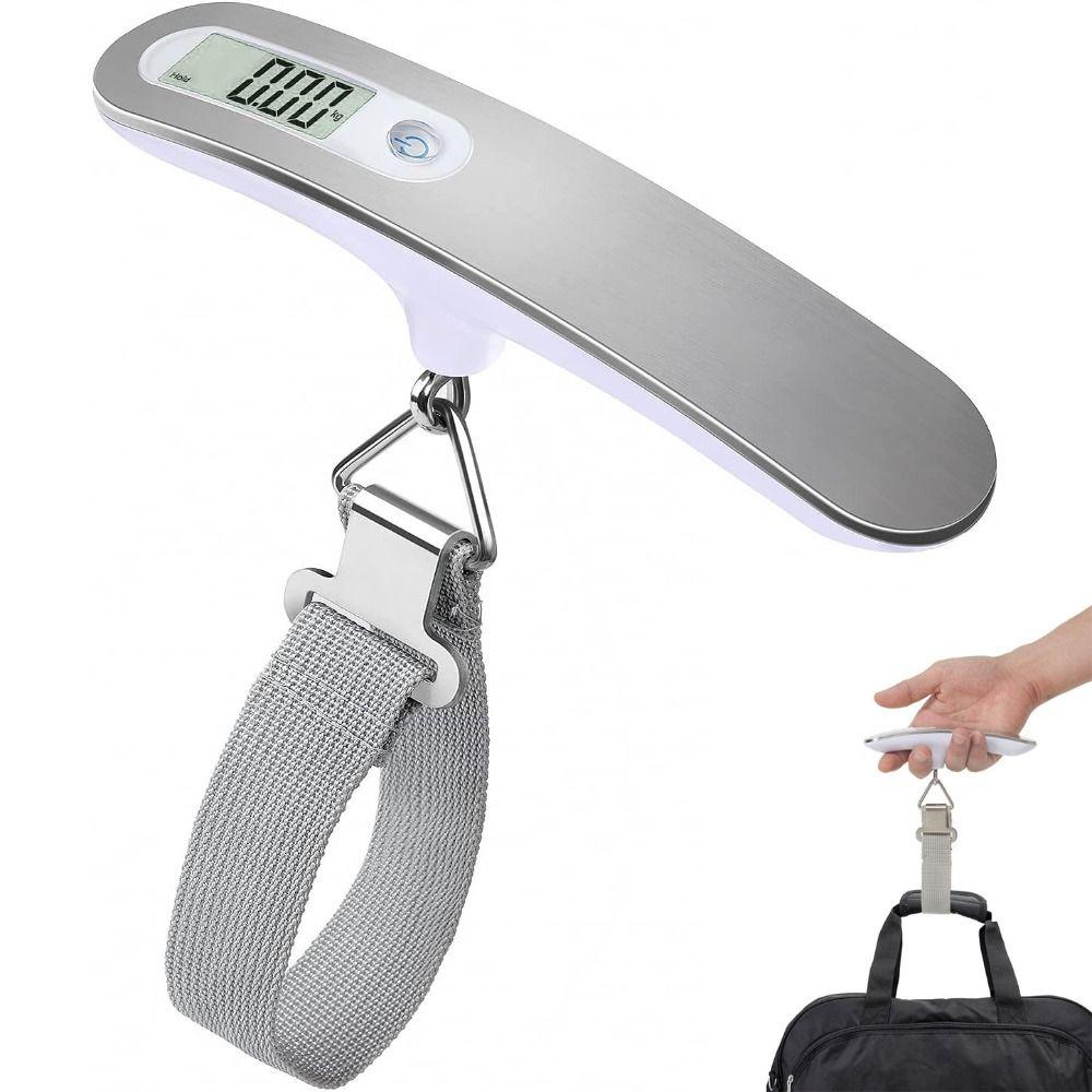 High-Precision Luggage Scale Backlit LCD Display Weighing Scale Digital Scale  Shipping