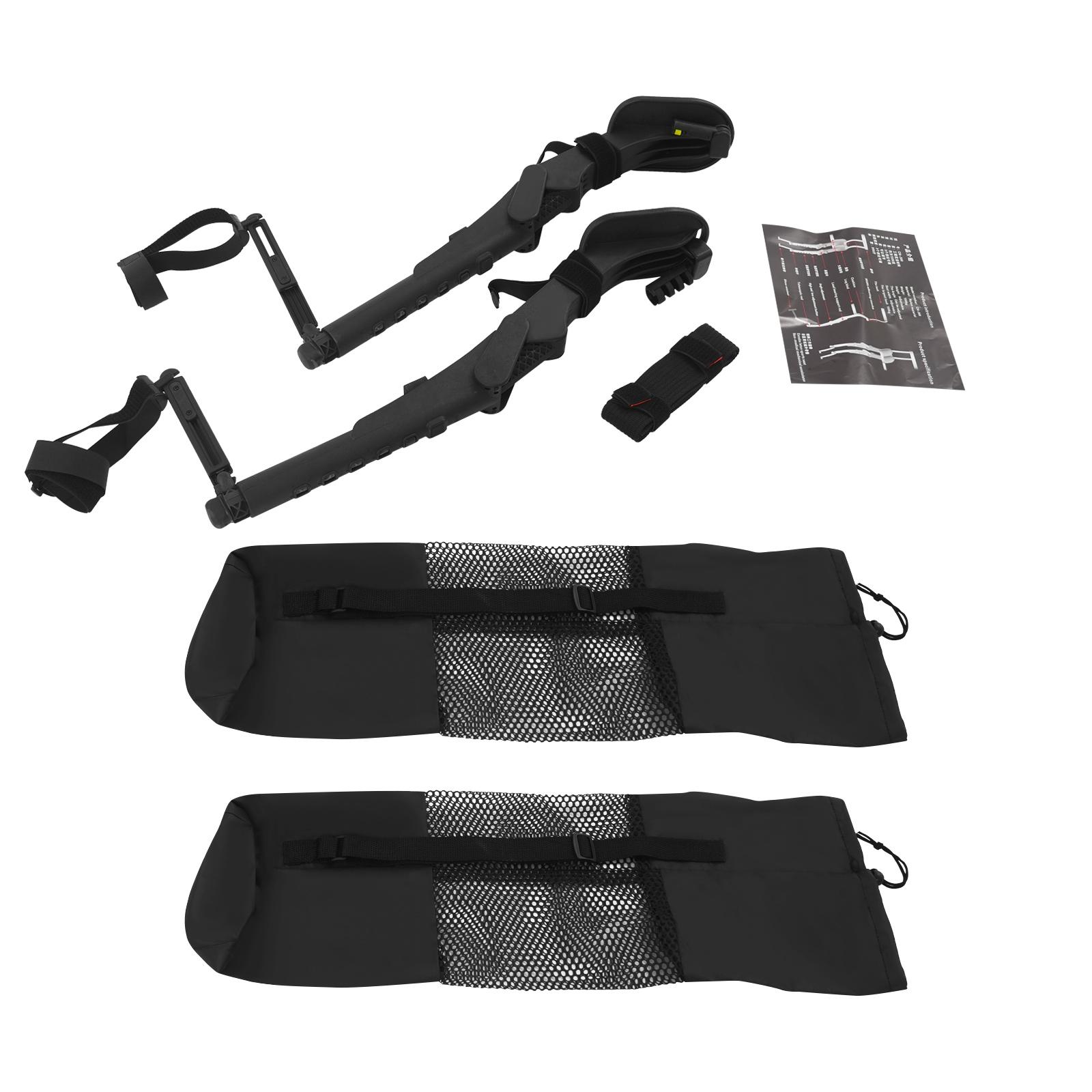 

Portable Chair with Invisible Seats Wearable Chairless Chair Height Adjustable Folding Leg Ergonomics Seat Outdoor чорний
