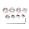 Practical Controlled Woodworking Ring Positioner Depth Stopper Ring Stop Bit Collar Drill Locator
