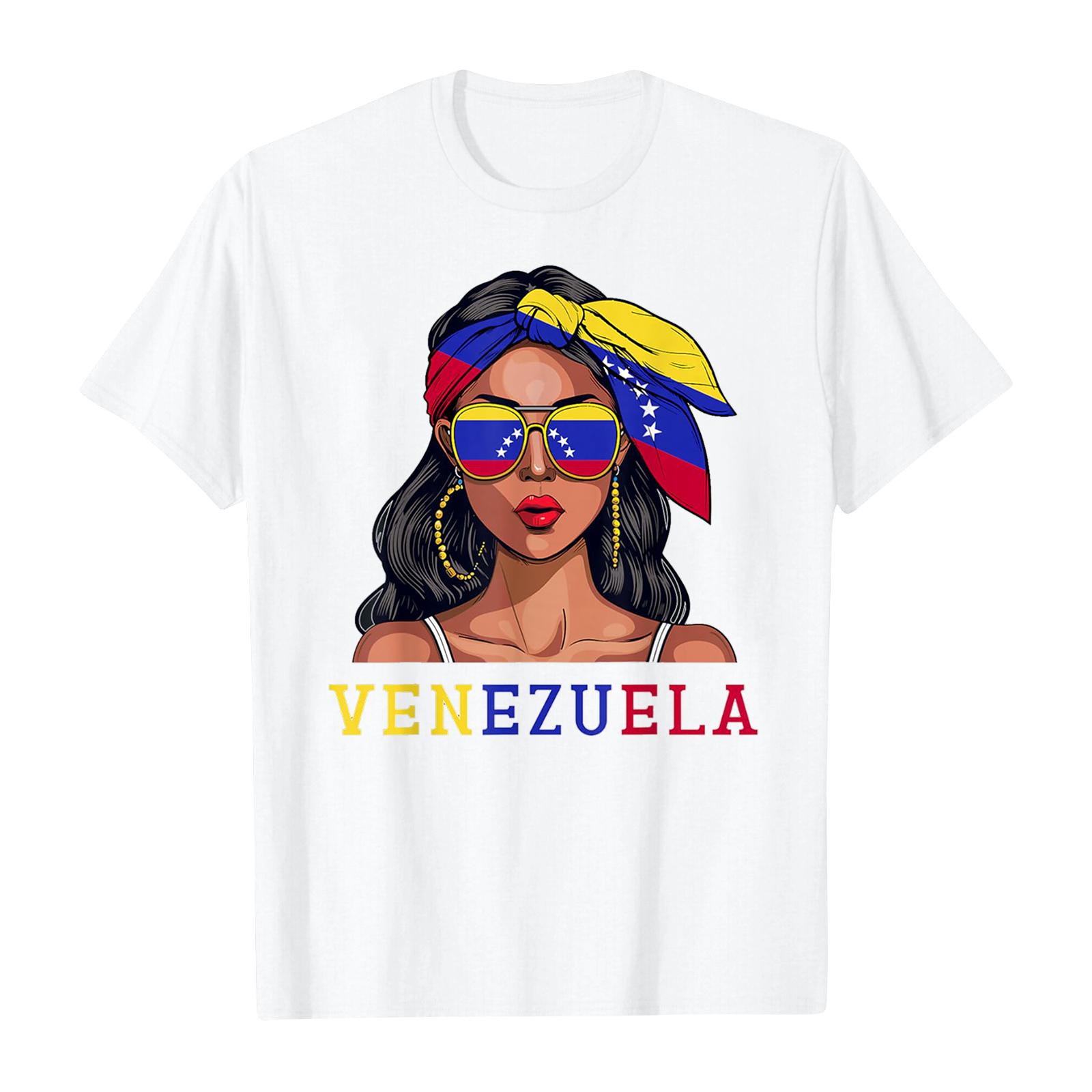 Женская и мужская модная футболка с круглым вырезом повседневная с принтом с коротким рукавом XL 1360₽