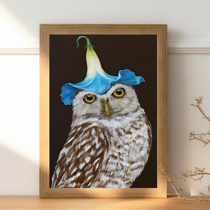 Vogel Kaninchen Ente Tier Gemüse Kopf Klassische Vintage Poster HD Qualität Wandkunst Retro Poster für Heim Zimmer Wanddeko