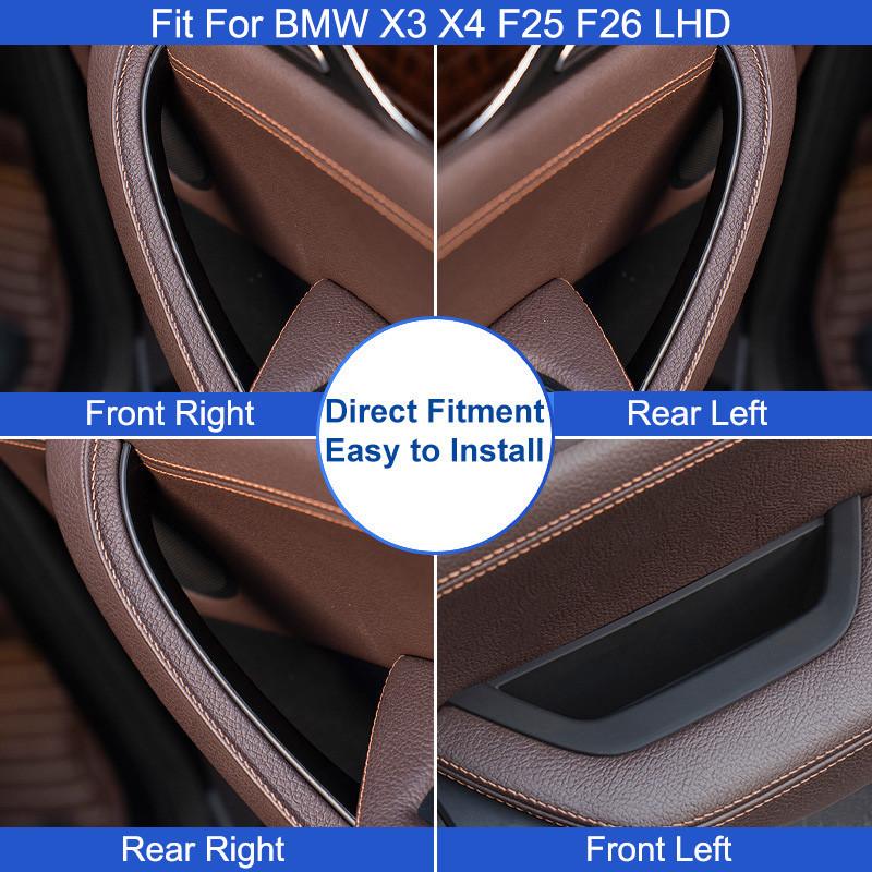 Autotürgriffabdeckung vorne innen passend für BMW X3 F25/X4 F26 2011-2017, nur für Linkslenker-Autotürgriff