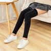Women's Velvet Thickened Nylon Leg Warmers With Foot Cover - Warm Knee Pads and Long Socks for Autumn and Winter