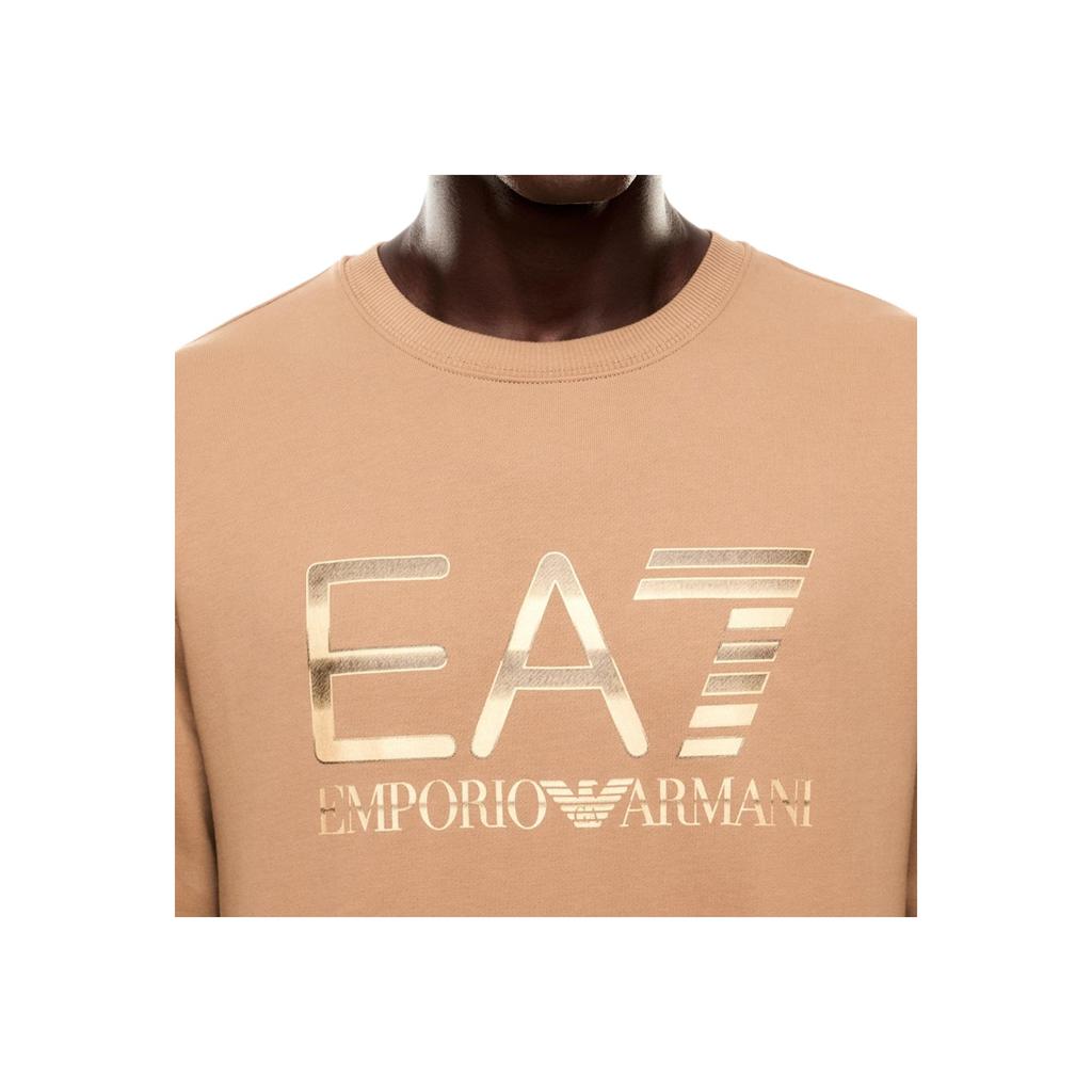 Emporio Armani EA7 FW25 Logo Series Stretch Cotton Long Sleeve Crew Neck Sweatshirt Men Sweatshirt 7M001191-AF17787-U6171