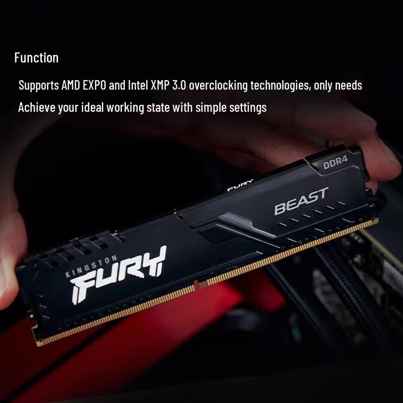 Kingston FURY Beast DDR5 6000 Desktop Memory
