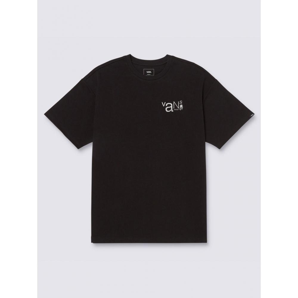 

Vans Азиатская коллекция художников Vans X RarebirTh Piece Футболка с коротким рукавом Vn000ha9blk1 M