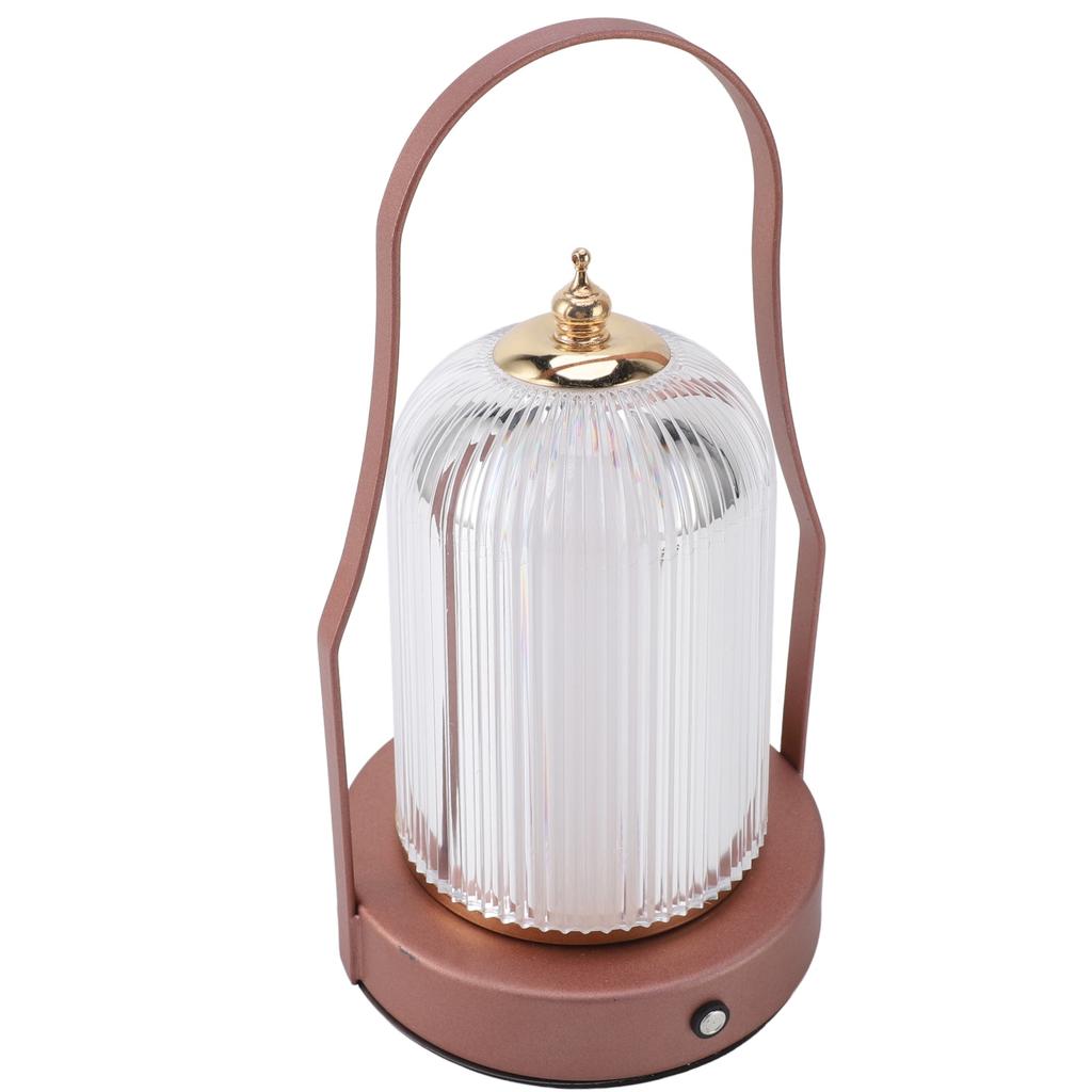 Table Lamp Portable USB Charging 3600mAh Touch Control Stepless Dimmable 3 Color Temperature Cordless Lantern for