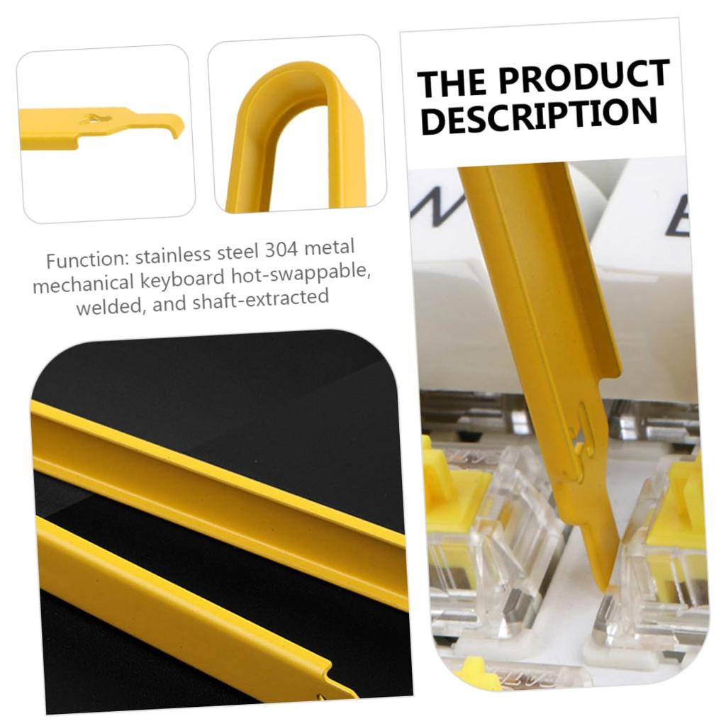 VORCOOL Shaft Puller Switch Remover for Computer Keyboards, Portable Keyboards, and Mechanical Keyboards, Stainless Steel Cap Remover Tool