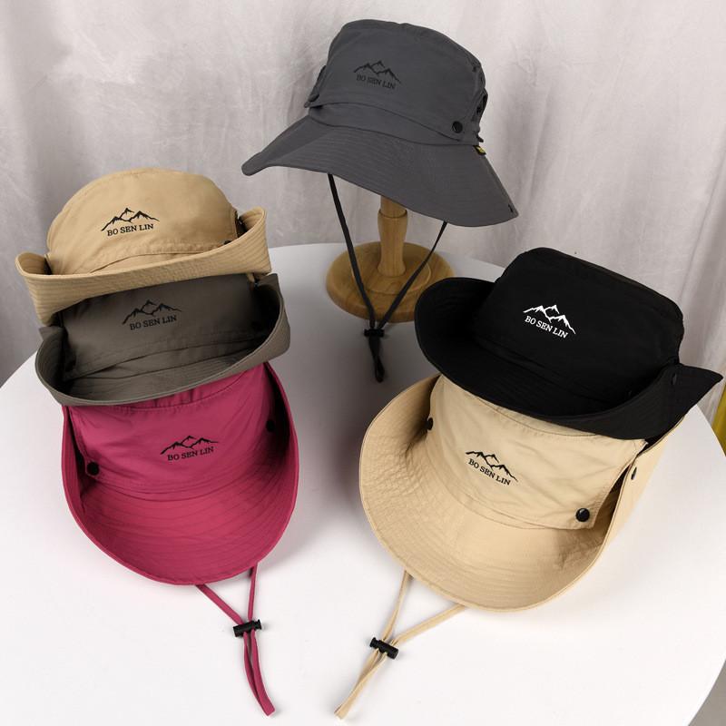 Uv Protection Cap For Travel With Waterproof Quickdry Fabric And Large Brim Suitable For All Seasons