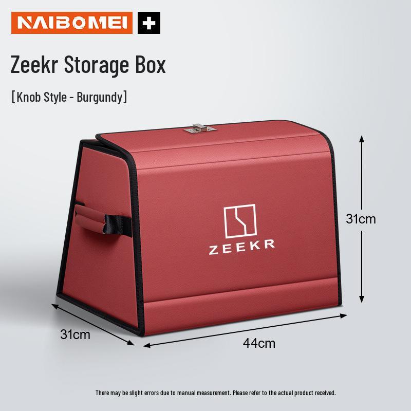 Zeekr 001/X/009 Trunk Storage Box – In-Car Storage & Decorative Organizer