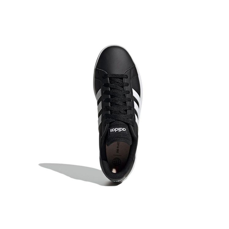 Adidas Neo Grand Court Comfortable Low-Top Sneakers Men Sneakers Black White GW9251