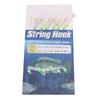 5 Sets Soft Fish Skin Fishing Rigs with Luminous Beads Fishing Lure Rigs  Saltwater Fishing