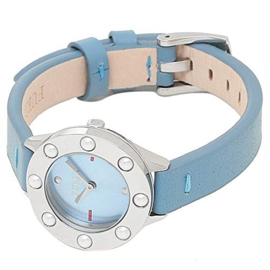 Furla watch FURLA leather club double bezel ladies watch wristwatch blue R4251116506 8033288820925