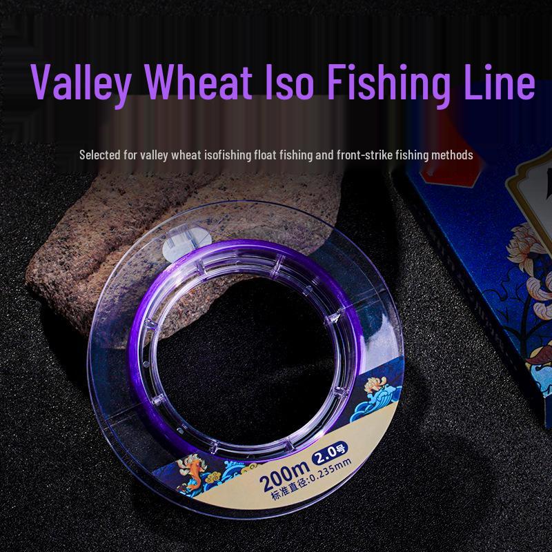 Valley Wheat High-Tensile Anti-Curl Fishing Line – Abrasion-Resistant Sliding Float Pre-Line for Isome Fishing