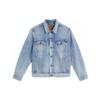 Levis SS23 Solid Color Square Neck Button Jacket Men Jacket Light-Indigo 72334-0628