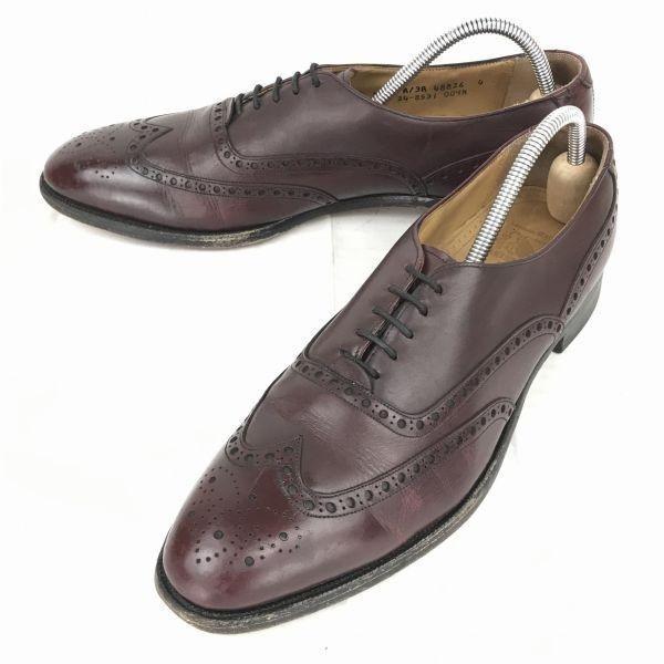 

Johnston & Murphy ARISTOCRAFT Size 11A (27.028.0cm) Aristo Full Brogue Wingtip Vintage Shoes Reddish Brown