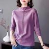 Sweatshirt for Women Cotton Loose Oversized  Fleece Thickened Comfortable High Neck Casual Pullover Top Sweatshirt