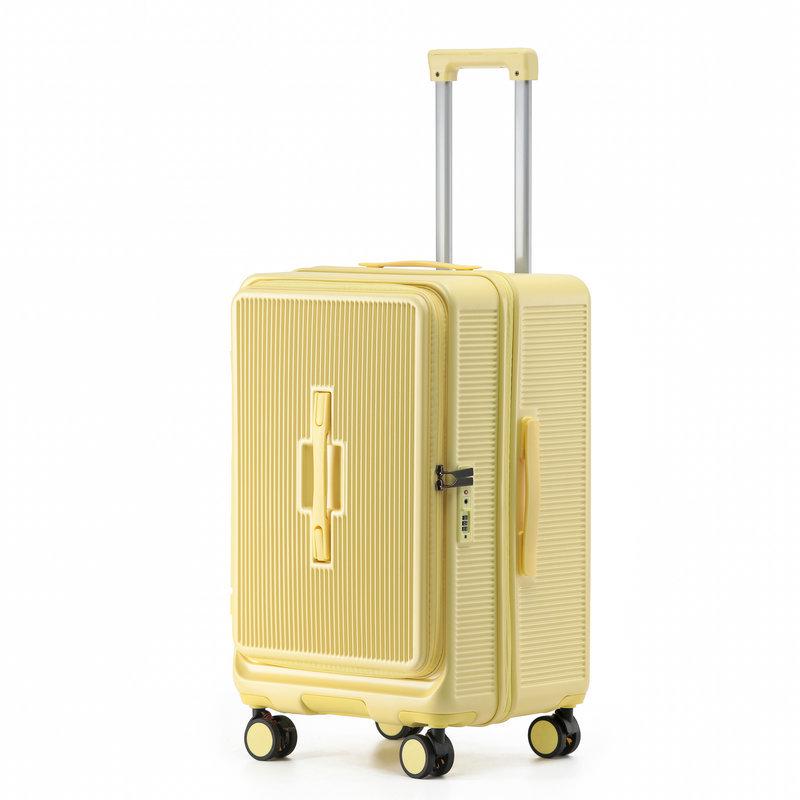 

Перезаряжаемый 28-дюймовый чемодан-тележка с передним открыванием, бесшумными колесами и кодовым замком, 2025 20-inch