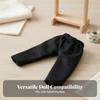 3 Pairs of OB11 Doll Trousers, Solid Color, Fashionable Miniature Clothing for Dolls,