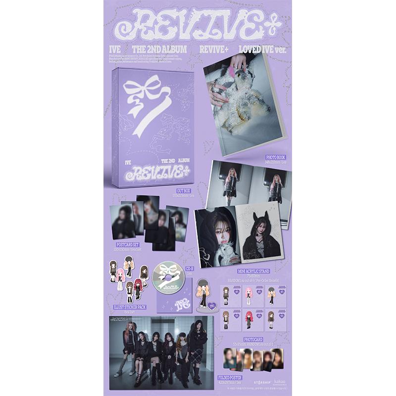 [Pre-order] IVE THE 2ND ALBUM [REVIVE+] LOVED IVE Ver. (Limited Edition) (Online Benefit)