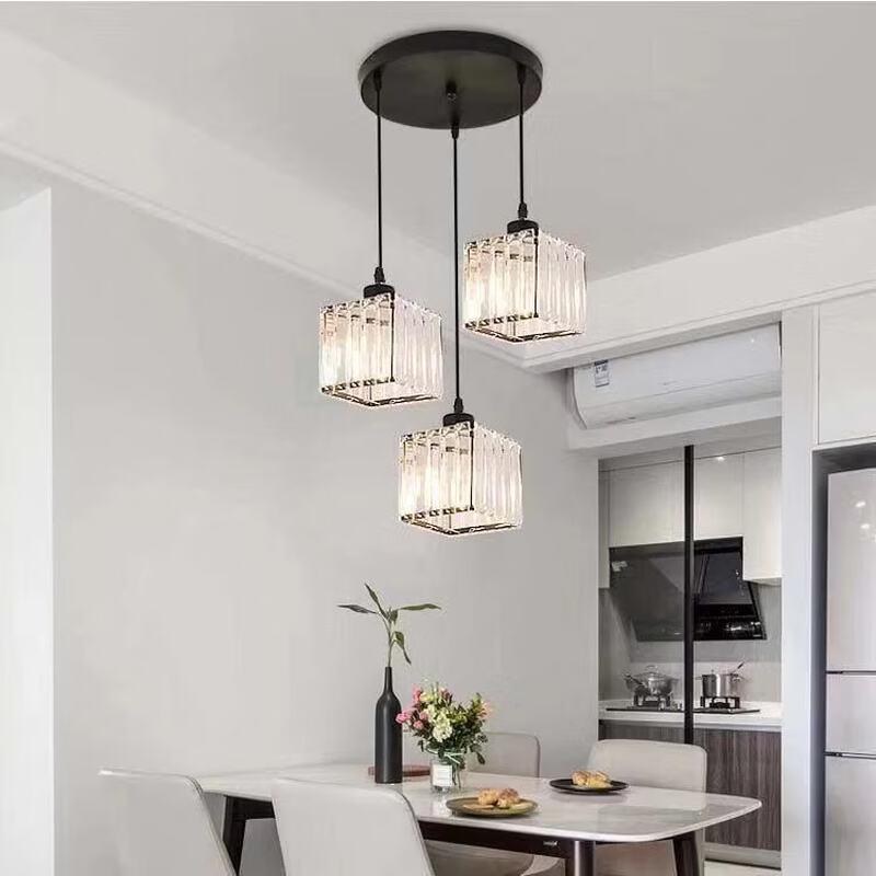 Simple Luxury Square Crystal Chandelier