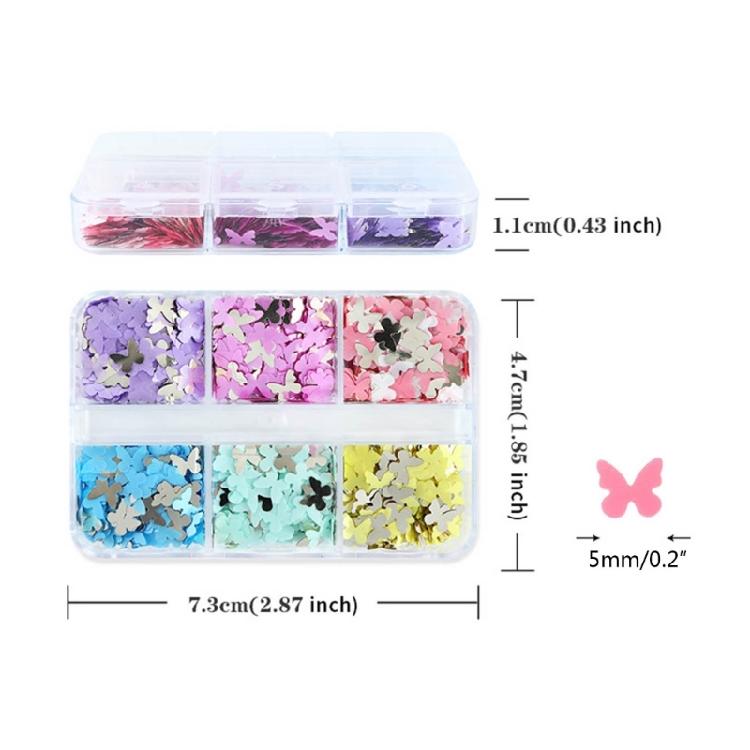 Maniküre Dekorationen Glitzer Pailletten Funkelnde Pailletten Mix Nagelglitzer Mix