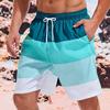 Lässige Klassische Gestreifte Strandshorts Für Männer Locker Atmungsaktiv Schnelltrocknend Sport Boardshorts Sommer Mode Kurze Hose