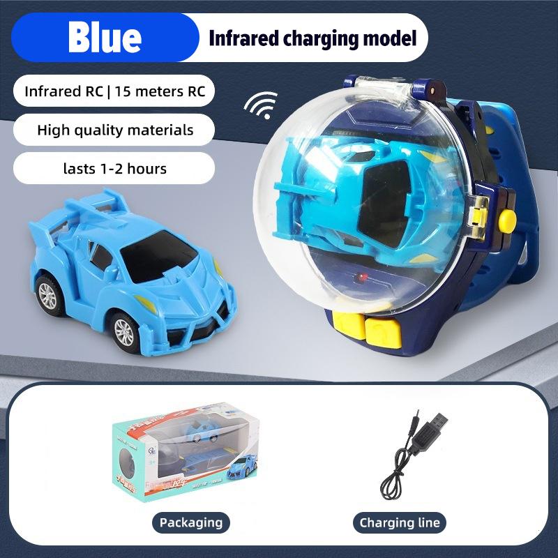 Mini Electric Watch Car Racing 2.4G Remote Control Car Portable Vehicle Kids Toys Christmas Gifts Parent-Child Interaction Game