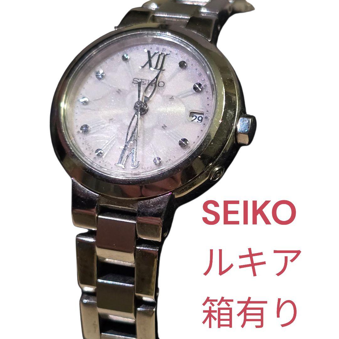 

[USED] Seiko Lukia Flower Party Solar Watch AU18 with Box