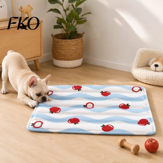 Easy Clean Pet Mat Cooling Gel Mat, Waterproof Dog Bed, Summer Heat Dissipation Pad Cooler for Cats Dogs Home Car Travel Use Cat