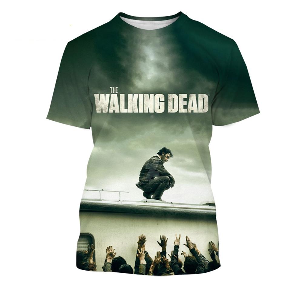 Summer Fashion Trend Personalized 3D Printed Printed Pattern T-shirt Retro Hip-hop Round Neck Casual Comfortable Short Sleeved
