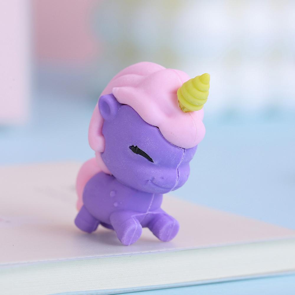 1 Piece Cartoon Cute Kawaii Rubber Eraser Novelty Stationery Office School Supplies
