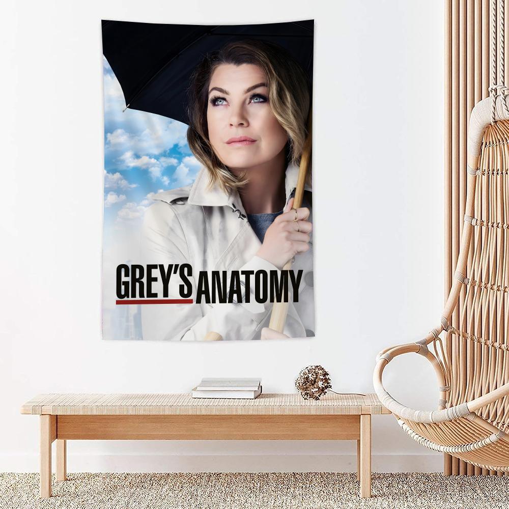 Classic Tv GGreys Anatomy Tapestry Microfiber Wall Hanging For Bedroom Living Room Decor Outdoor Festival Garden Bar Background