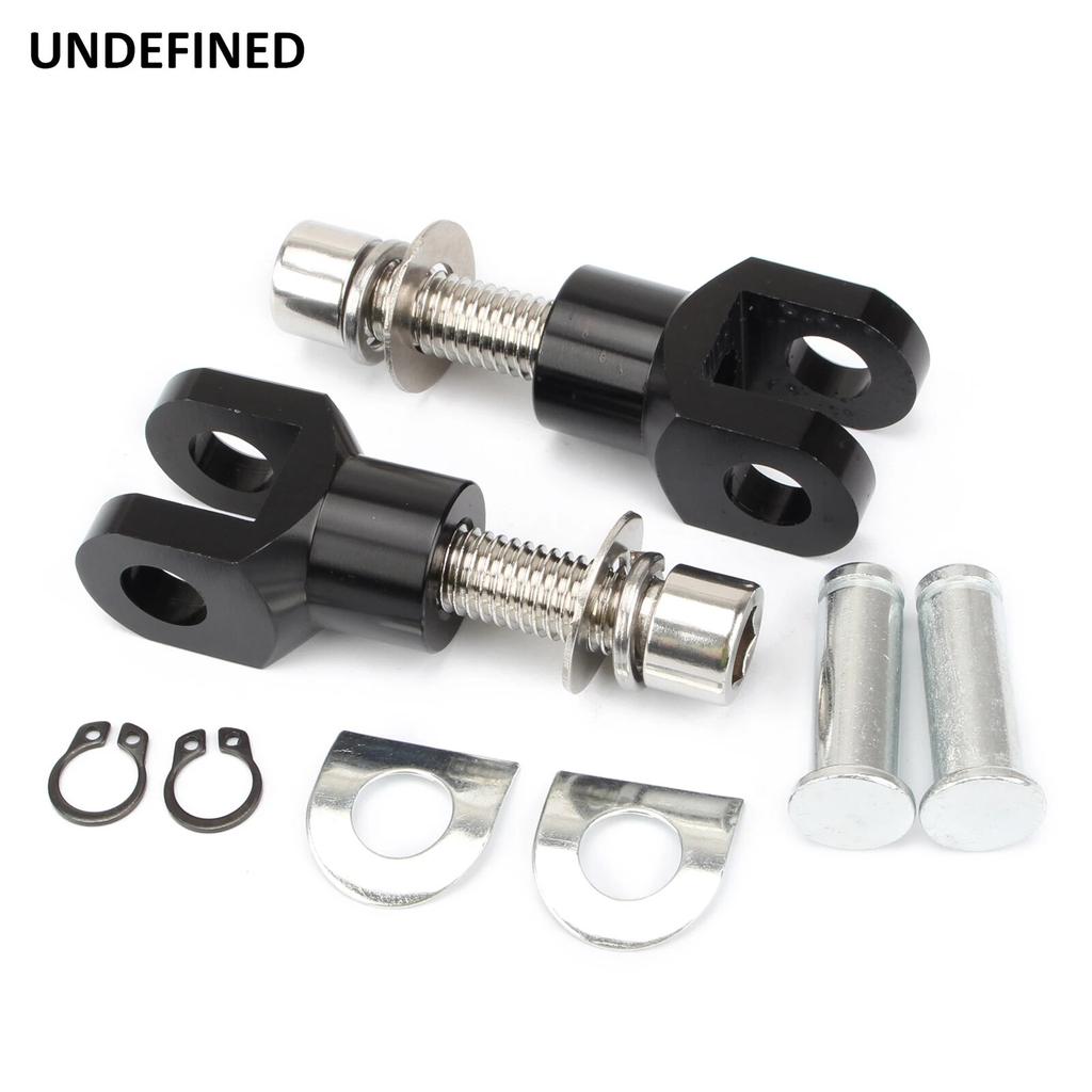 Motorcycle Foot Pegs Footrest Supports Mount Clevis Hardware Kit For Harley Softail FXST Low Rider Super Glide FXR FX 39mm Black