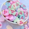 20Pcs Cute New Mixed Heart Flatback Cabochon Scrapbook Kawaii DIY Embellishments Accessories F97