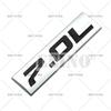 Car Styling 3D Metal Chrome Zinc Alloy Adhensive Emblem 6.0L 6.1L 6.2L 6.4L 7.0L 7.3L Body Trunk Fender Badge Accessory