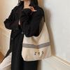 Canvas Bag Women's Large Capacity Shoulder Bag Commuter Tote Bag