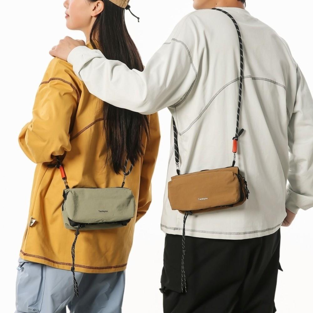 Korean Style Oxford Cloth Crossbody Bag Multi-layered Water Bottle Bag Single Shoulder Bag  Men