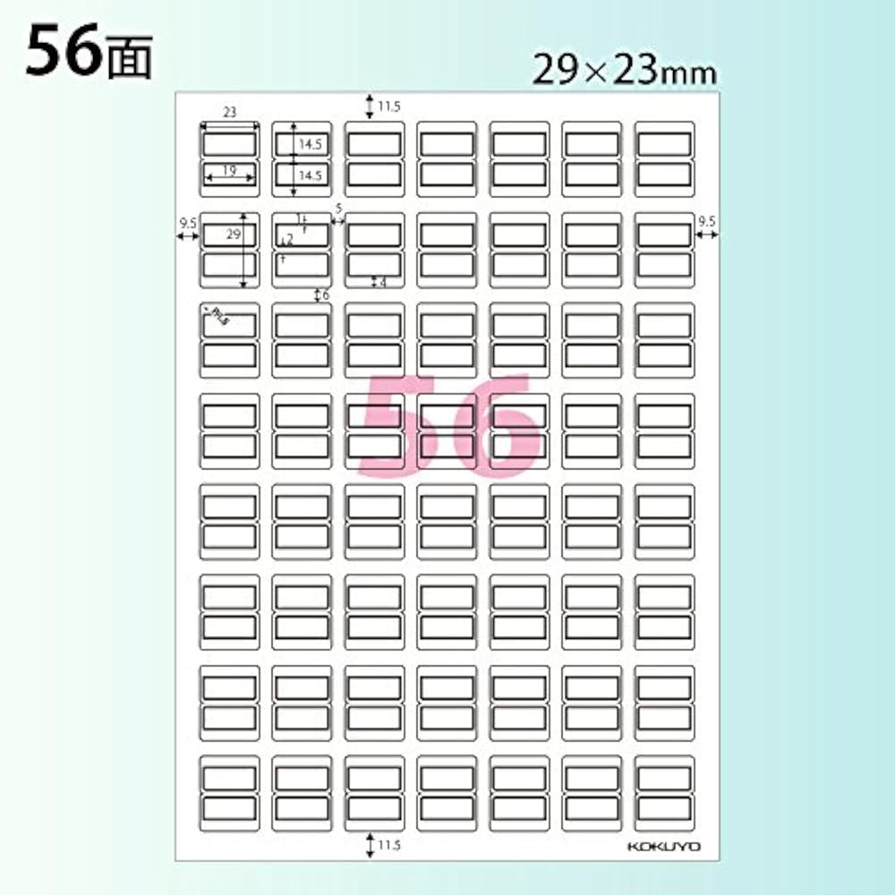 Kokuyo Color LBP-T2592R Laser Color Copy Tack Index Film Label Medium Red
