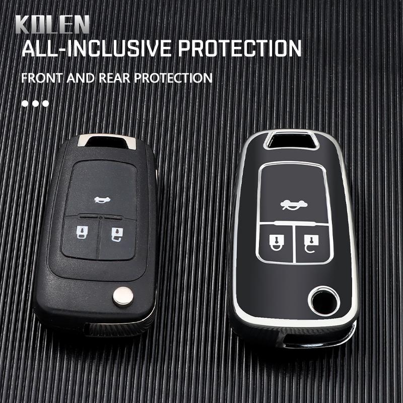 Tpu Car Key Case Cover Shell Fob For Chevrolet Cruze Impala Camaro Garna Equinox Volt Yakista Aveo Impala Gmc Terrain Keychain