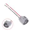 1 Pc Gray 2 Pin Female Male Electronic Fan Plug Auto Connector With Wire 176146-6 176143-6
